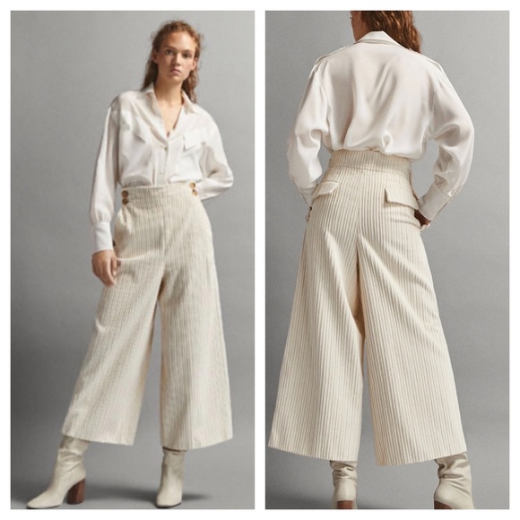 Massimo Dutti Pants - Massimo Dutti Corduroy Culottes